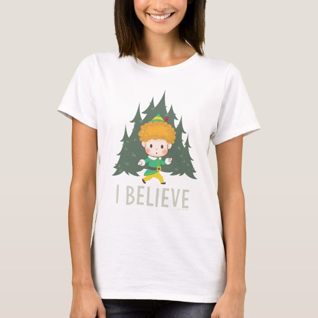 Buddy, Elf tror jag T Shirt (Framsida)