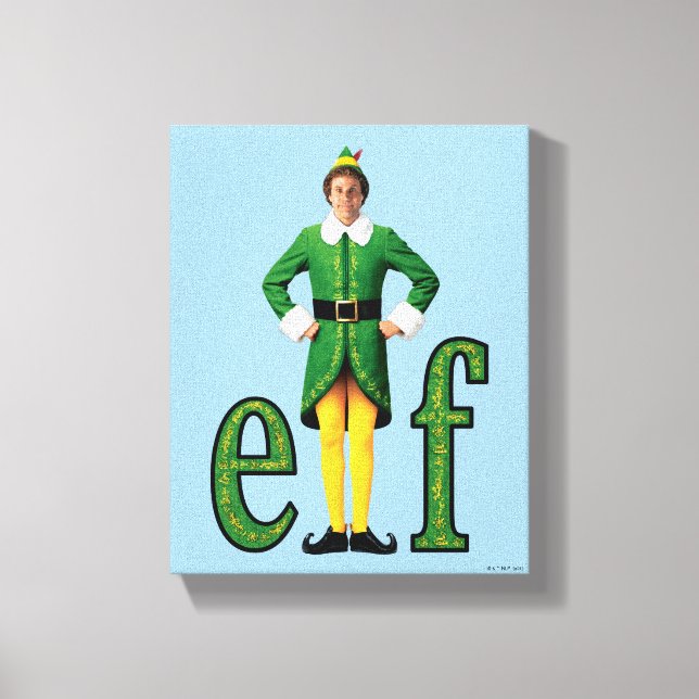 Buddy, Logotypen Elf Movie Canvastryck (Framsida)