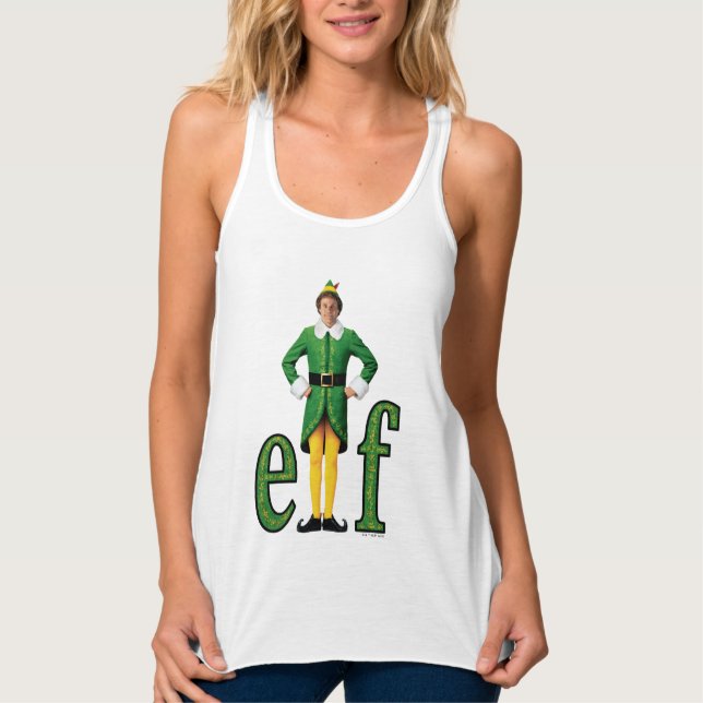Buddy, Logotypen Elf Movie Linne Med Racerback (Framsida)