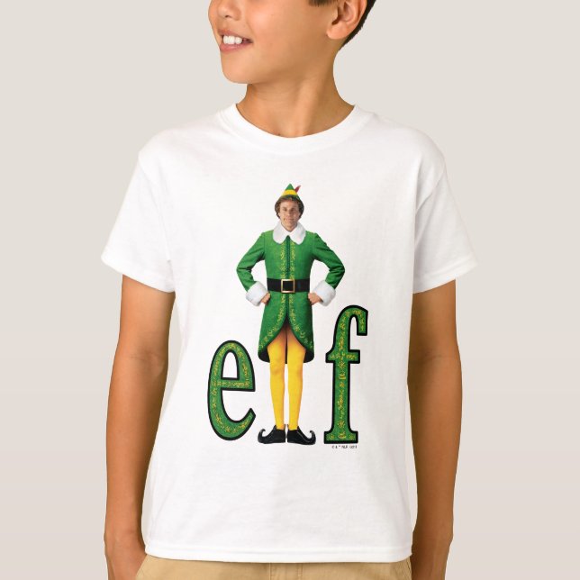 Buddy, Logotypen Elf Movie T Shirt (Framsida)
