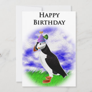 Buddy, puffin-födelsedagskort kort