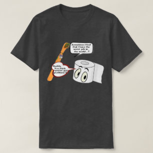 Buddy Tänka Du har problem med Harna Funny Toilet T Shirt