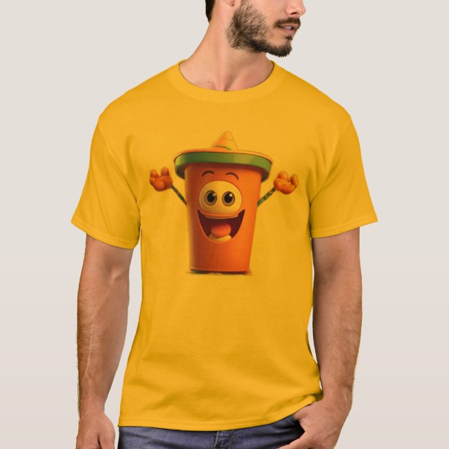 Buddy the Cheerful Bucket T Shirt (Framsida)