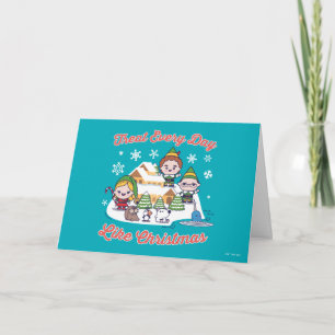 Buddy the Elf Chibi Grafik Kort