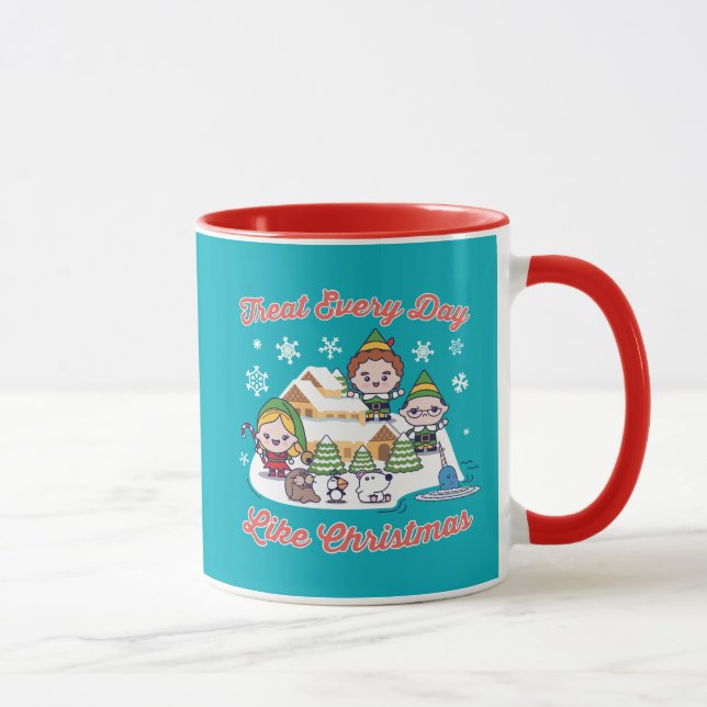 Buddy the Elf Chibi Grafik Mugg (Höger)