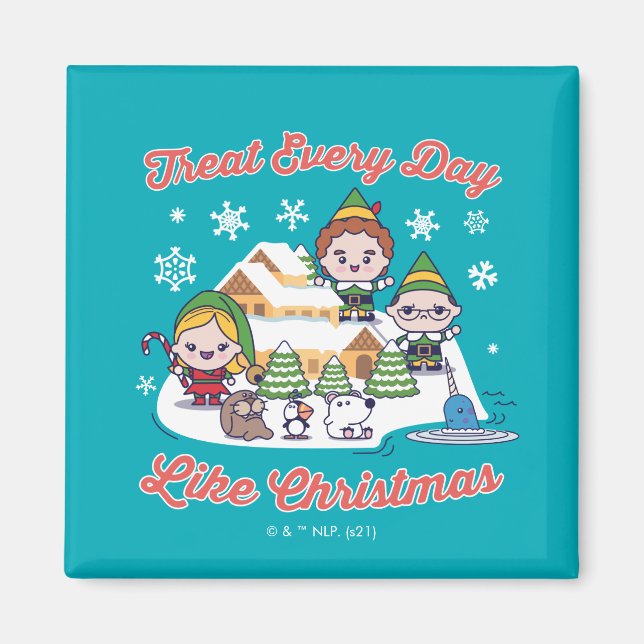 Buddy the Elf Chibi Graphic Magnet (Framsidan)