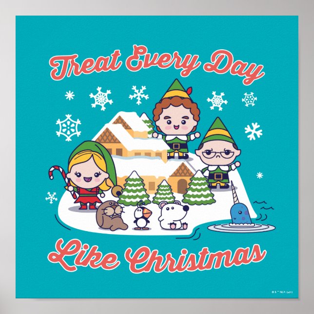 Buddy the Elf Chibi Graphic Poster (Framsidan)