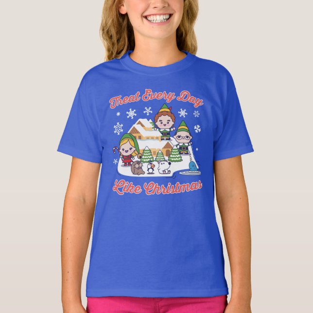 Buddy the Elf Chibi Graphic T Shirt (Framsida)