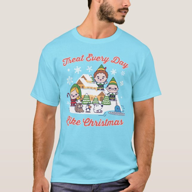 Buddy the Elf Chibi Graphic T Shirt (Framsida)
