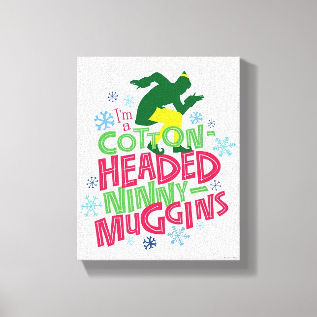Buddy the Elf | Cotton Headed Ninny-Muggins Canvastryck (Framsida)