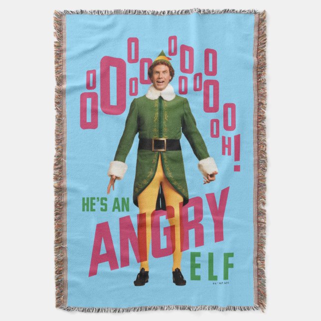 Buddy the Elf | Han är Arg Elf Filt (Framsidan Vertikal)