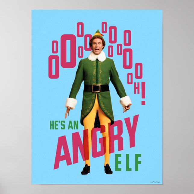 Buddy the Elf | Han är Arg Elf Poster (Framsidan)