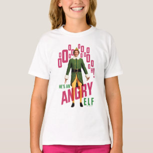 Buddy the Elf   Han är Arg Elf T Shirt