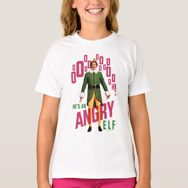 Buddy the Elf | Han är Arg Elf T Shirt (Framsida)