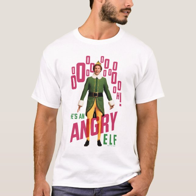Buddy the Elf | Han är Arg Elf T Shirt (Framsida)
