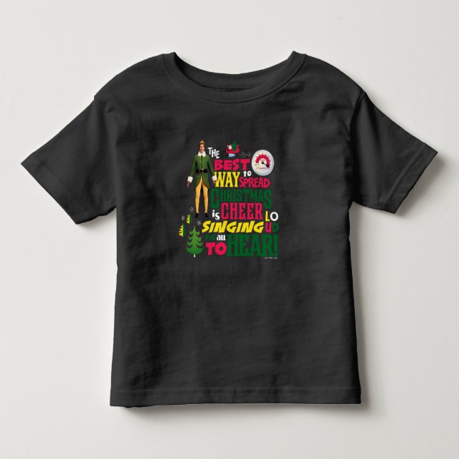 Buddy the Elf | Julost Graphic-citat T Shirt (Framsida)