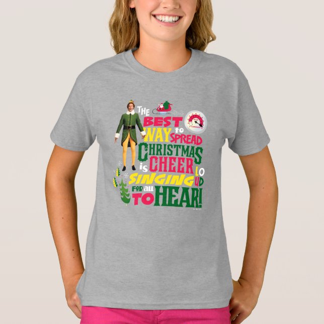 Buddy the Elf | Julost Graphic-citat T Shirt (Framsida)