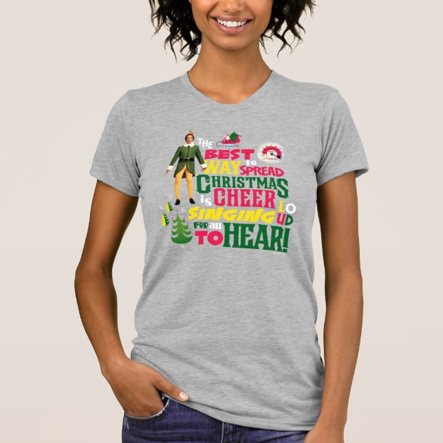 Buddy the Elf | Julost Graphic-citat T Shirt (Framsida)