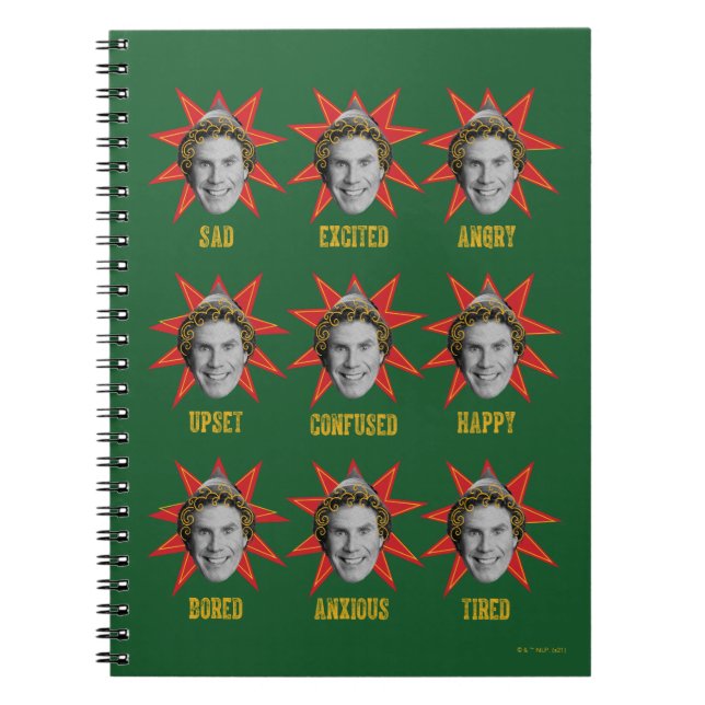 Buddy the Elf | KÄNSLOR Anteckningsbok (Framsidan)