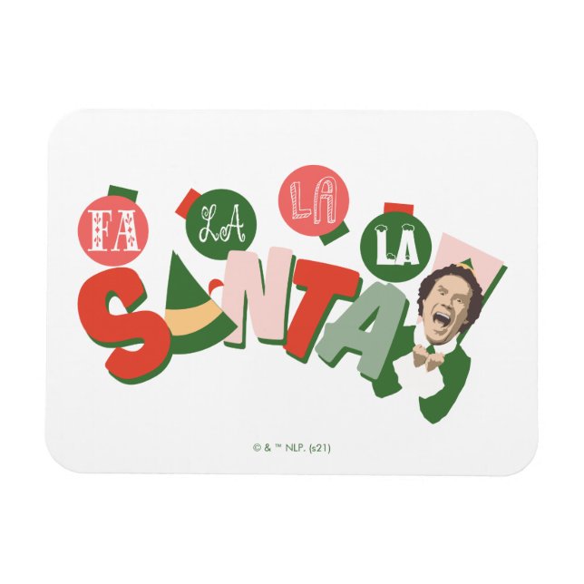 Buddy the Elf | La La Santa Magnet (Horisontell)
