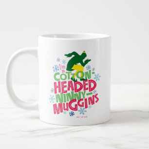 Buddy the Elf   Ninny-Muggins huvudbonad bomull Jumbo Mugg