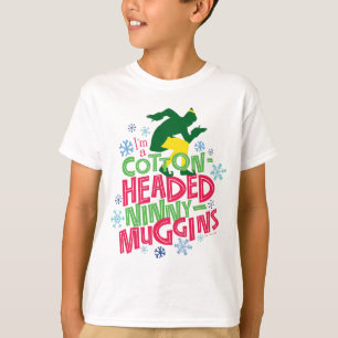 Buddy the Elf   Ninny-Muggins huvudbonad bomull T Shirt