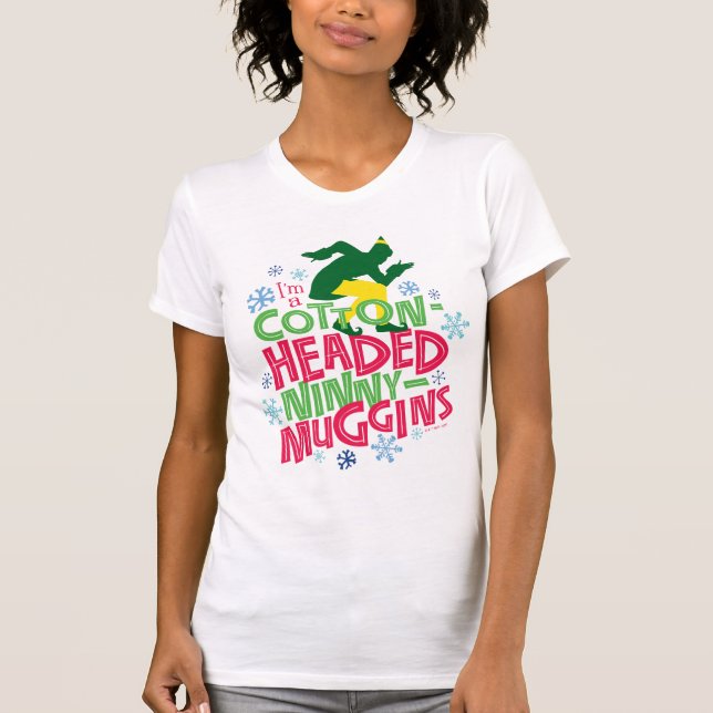 Buddy the Elf | Ninny-Muggins huvudbonad bomull T Shirt (Framsida)