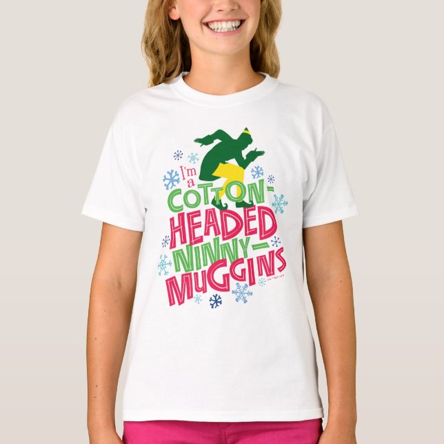 Buddy the Elf | Ninny-Muggins huvudbonad bomull T Shirt (Framsida)