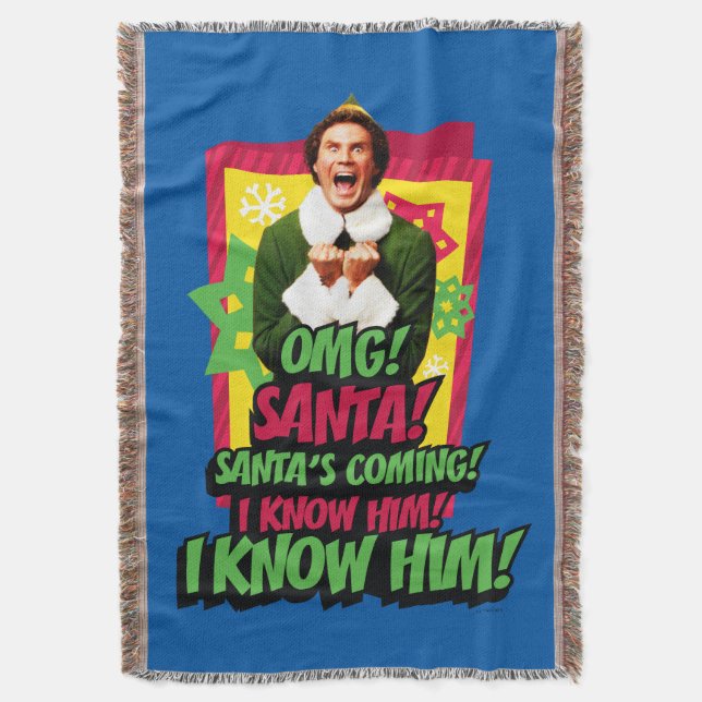 Buddy the Elf | OMG! Tomten! Filt (Framsidan Vertikal)