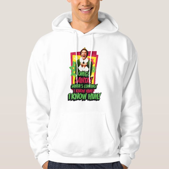 Buddy the Elf | OMG! Tomten! Hoodie (Framsida)