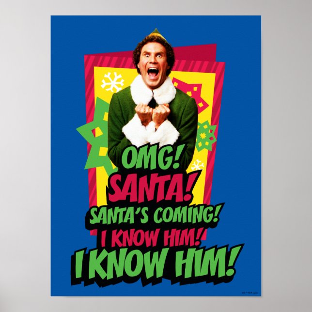 Buddy the Elf | OMG! Tomten! Poster (Framsidan)