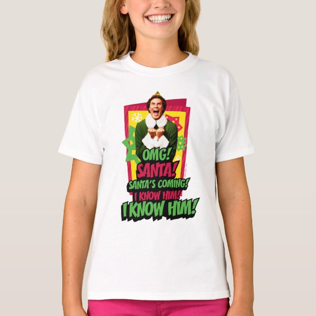 Buddy the Elf | OMG! Tomten! T Shirt (Framsida)