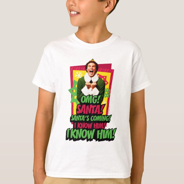 Buddy the Elf | OMG! Tomten! T Shirt (Framsida)