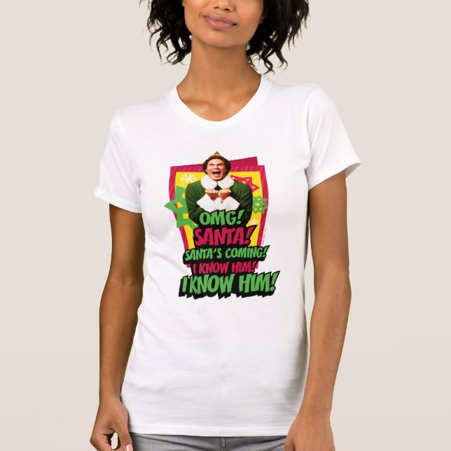 Buddy the Elf | OMG! Tomten! T Shirt (Framsida)
