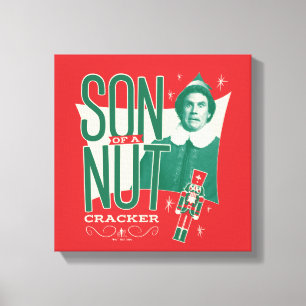 Buddy the Elf Son of a Nutcracker Canvastryck