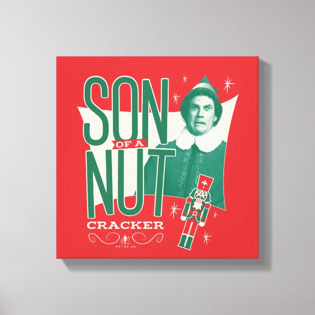 Buddy the Elf Son of a Nutcracker Canvastryck (Framsida)