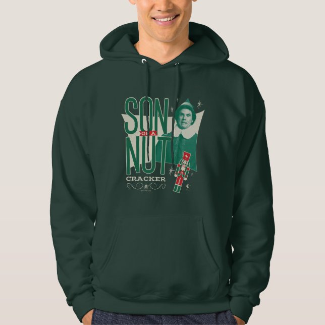Buddy the Elf Son of a Nutcracker Hoodie (Framsida)