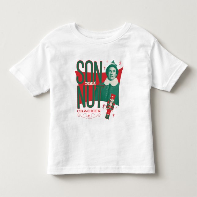 Buddy the Elf Son of a Nutcracker T Shirt (Framsida)