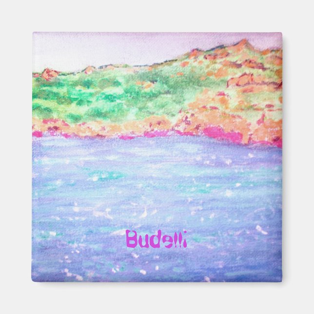 Budelli Island Magnet (Framsidan)
