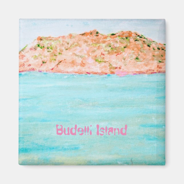 Budelli Turcouise Sea Magnet (Framsidan)