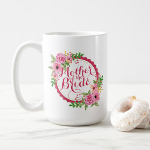 Budens mamma Blommigt Bröllop Classic Mugg