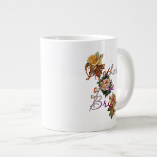 Budens mamma Blommigt Jumbo Mugg