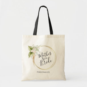 Budens mamma - Blommigten Vattenfärg Tygkasse