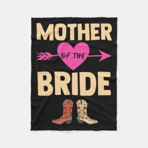 Budens mamma Bröllop Bachelorette Cowboy Bo Fleecefilt
