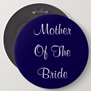 Budens mamma Bröllop Blue Simple Gift Knapp
