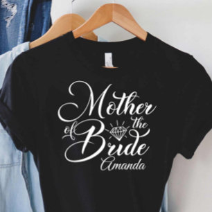 Budens mamma Bröllop Brudens sida Gift T-Sh T Shirt