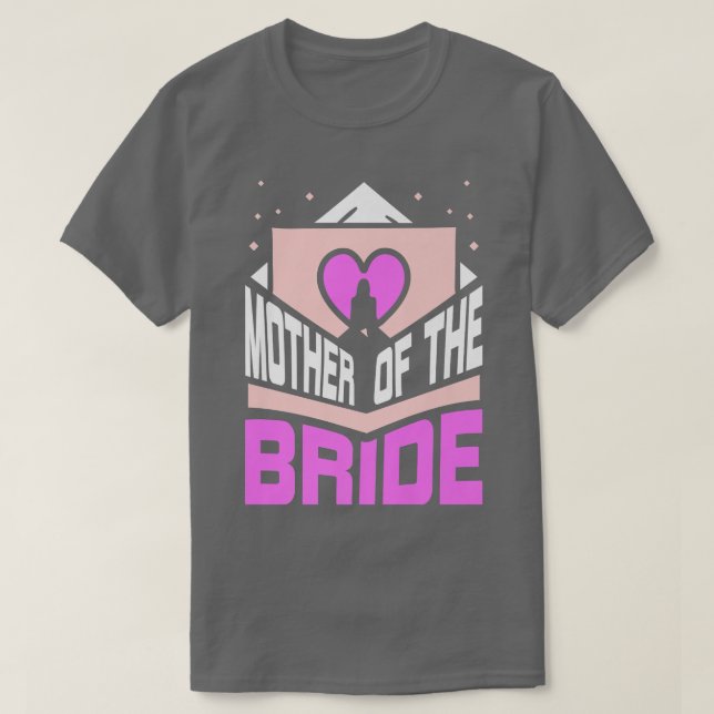 Budens mamma Bröllop Cute Bachelorette del T Shirt (Design framsida)