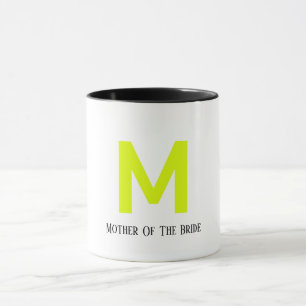 Budens mamma Bröllop Fluorescerande Gult Mugg