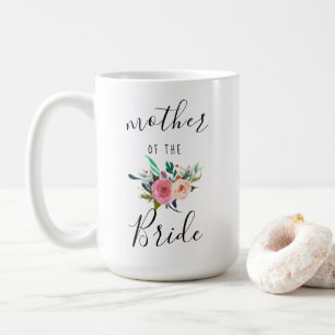 Budens mamma Bröllop Gift Blommigt Chic 15oz Kaffemugg