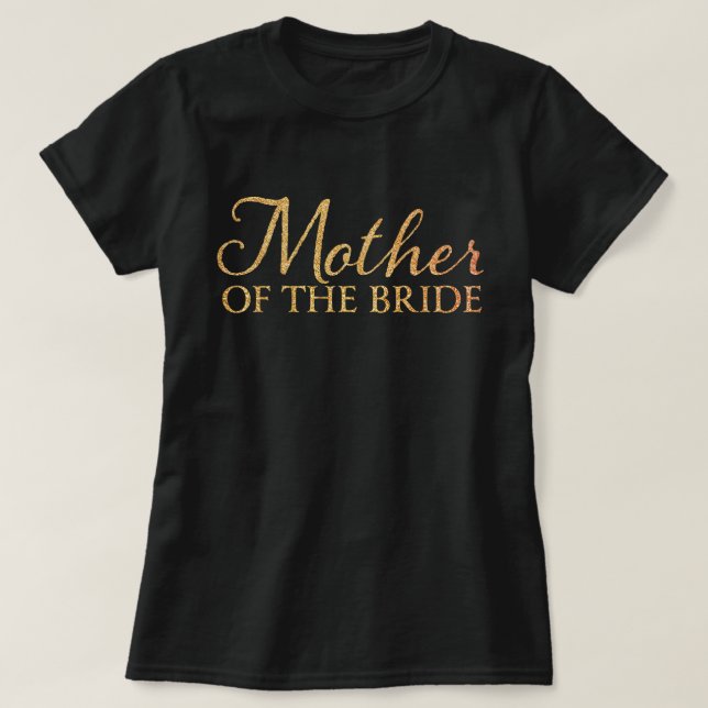 Budens mamma Bröllop t-skjortor T Shirt (Design framsida)